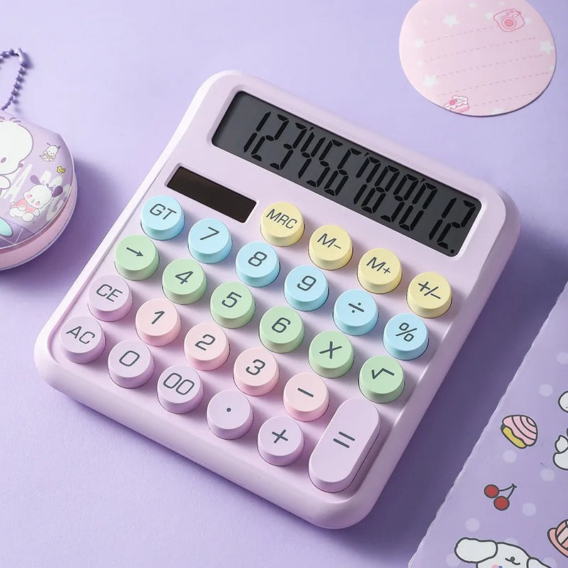 Candy Color Keys Purple - Dual Power Calculator