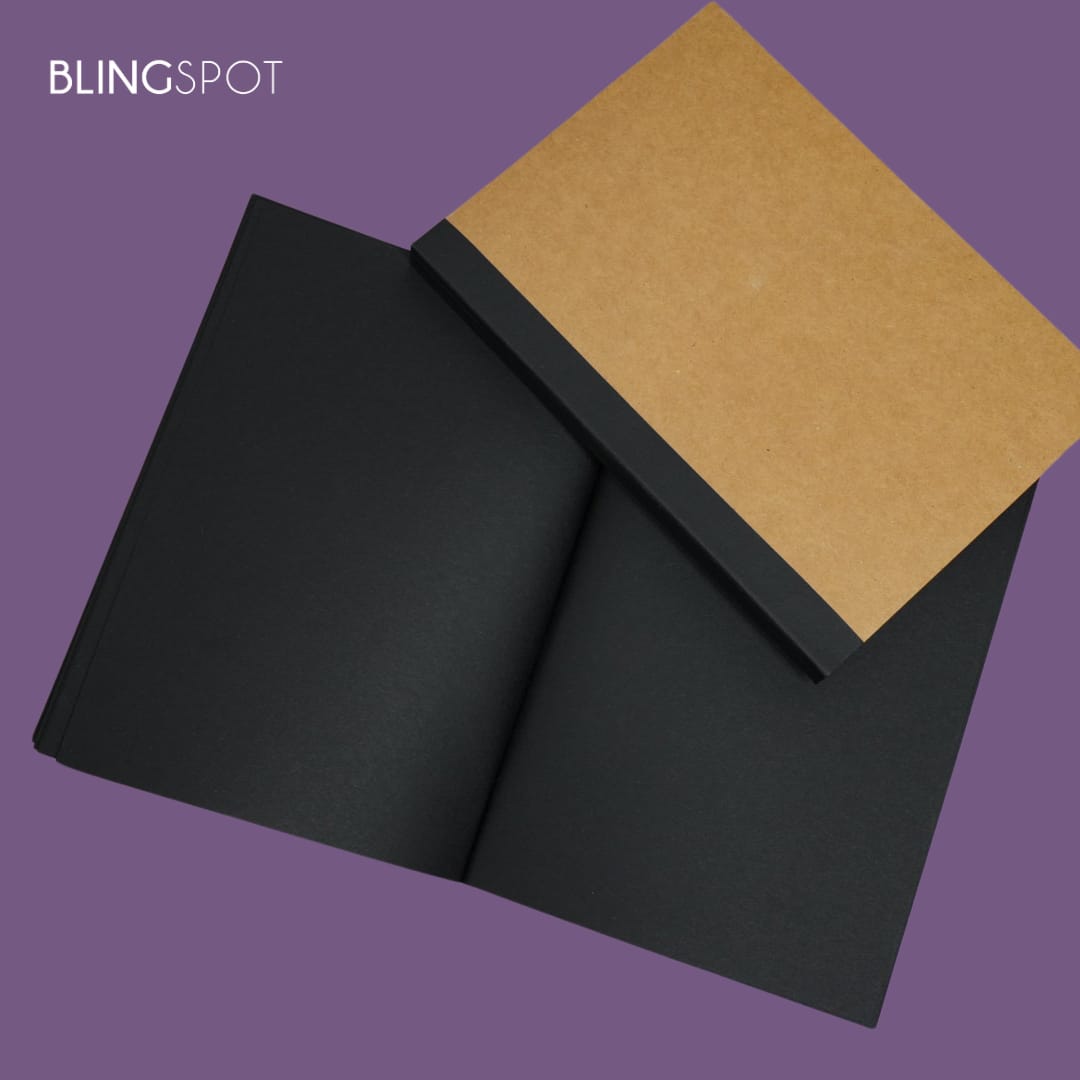 Black Paged Journal (6x8) - BLINGSPOT DIY Series