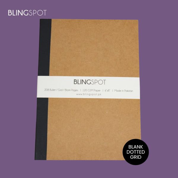 3 in 1 ( Bullet, Grid & Blank Pages) Journal - BLINGSPOT DIY Series