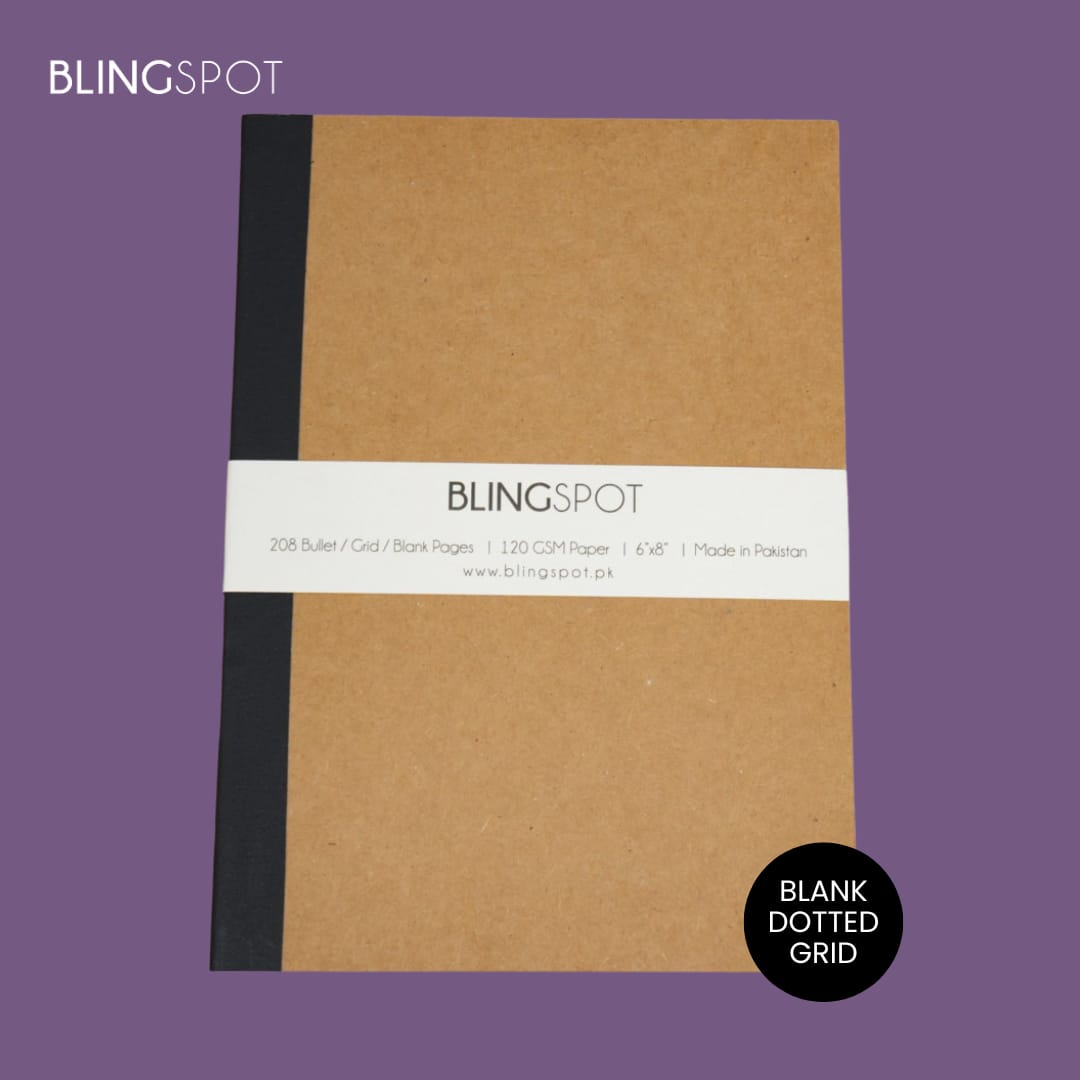 3 in 1 ( Bullet, Grid &amp; Blank Pages) Journal - BLINGSPOT DIY Series