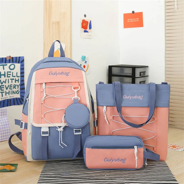 Fashion Series Backpack Set Of 4 - Style 3