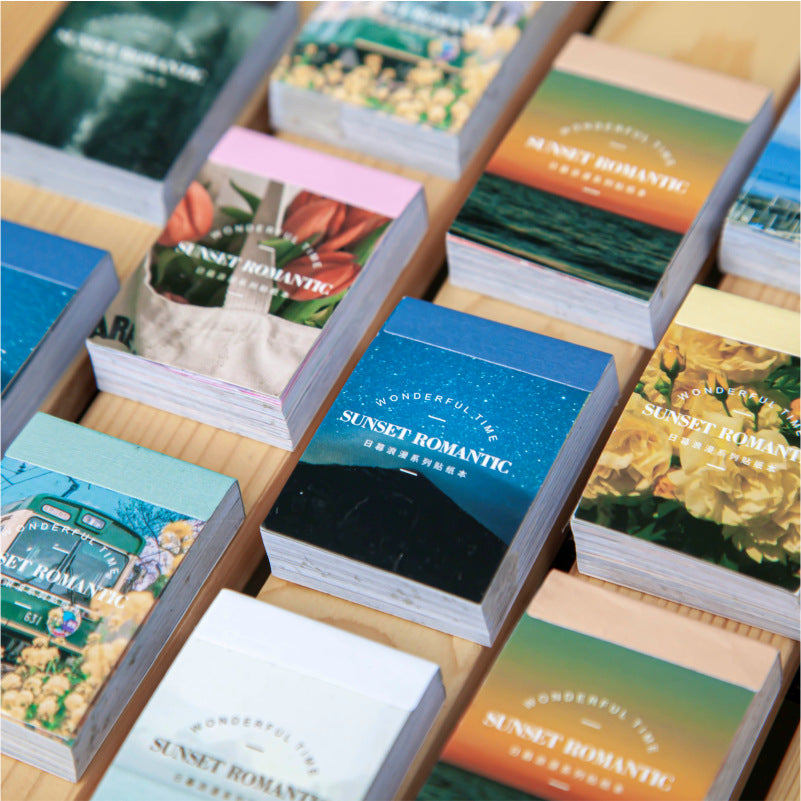 Sunset Romantic Series Stickers - Mini Book