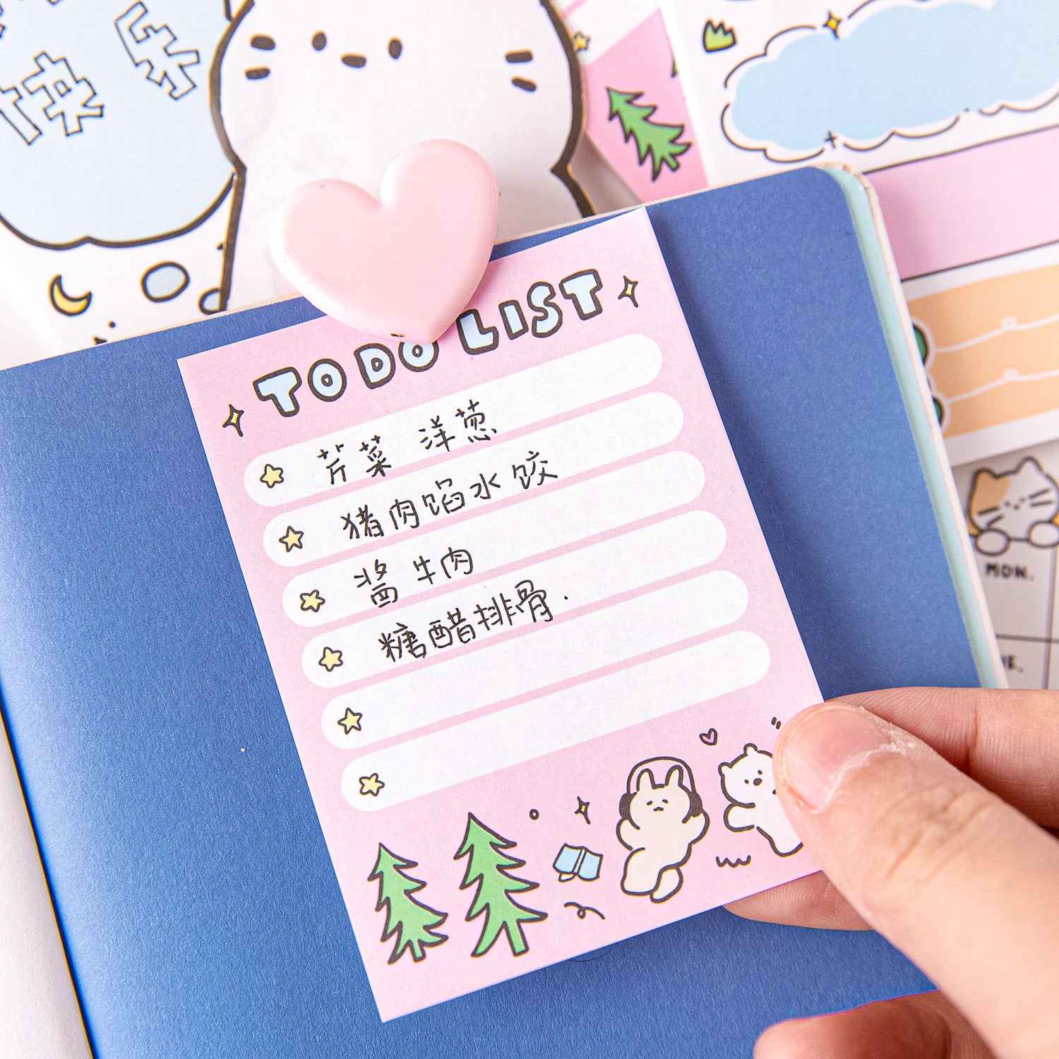 Kawai Planner Notepad  - Sticky Note