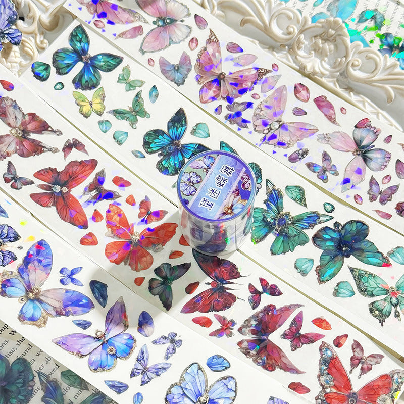 Crystal Magical Butterfly - Sticker Roll