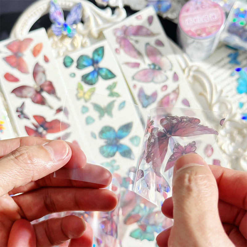 Crystal Magical Butterfly - Sticker Roll