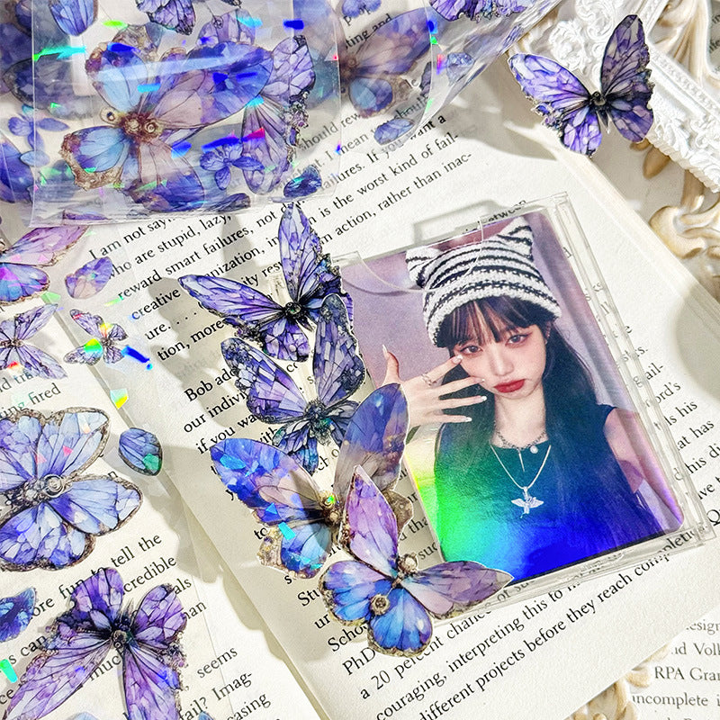 Crystal Magical Butterfly - Sticker Roll
