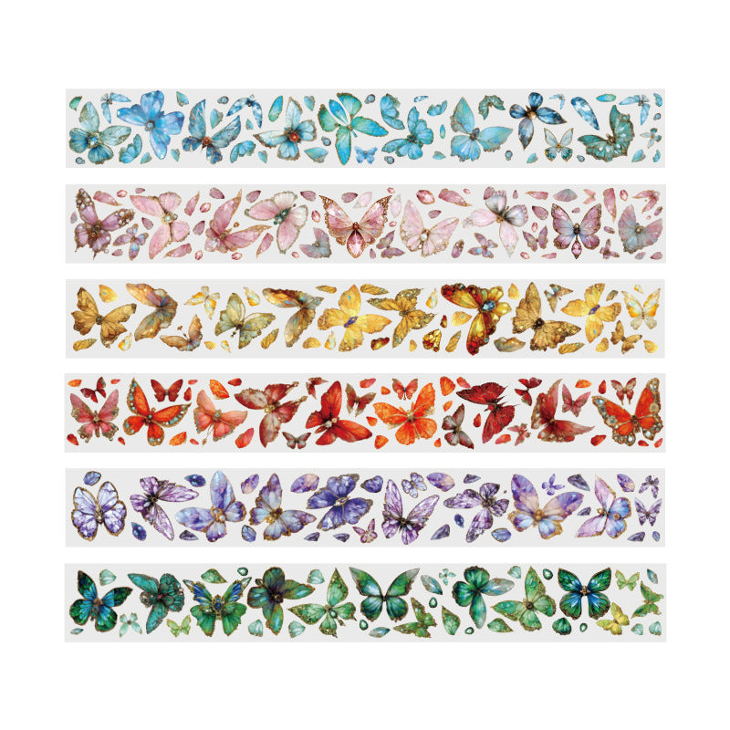 Crystal Magical Butterfly - Sticker Roll