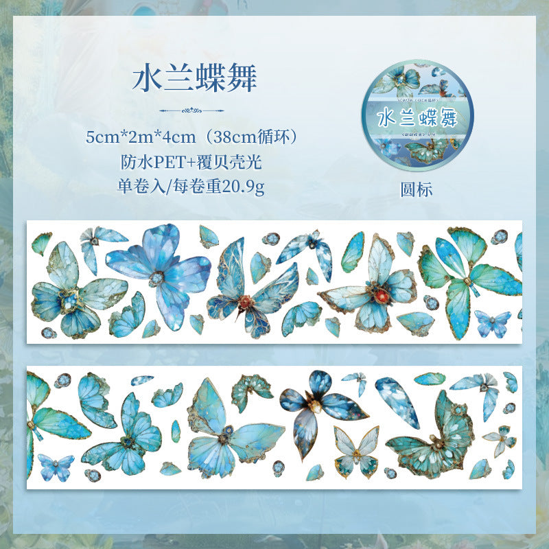 Crystal Magical Butterfly - Sticker Roll