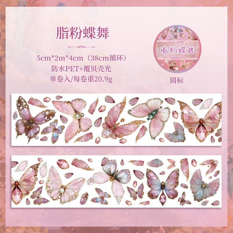 Crystal Magical Butterfly - Sticker Roll