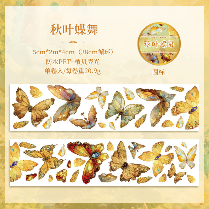 Crystal Magical Butterfly - Sticker Roll