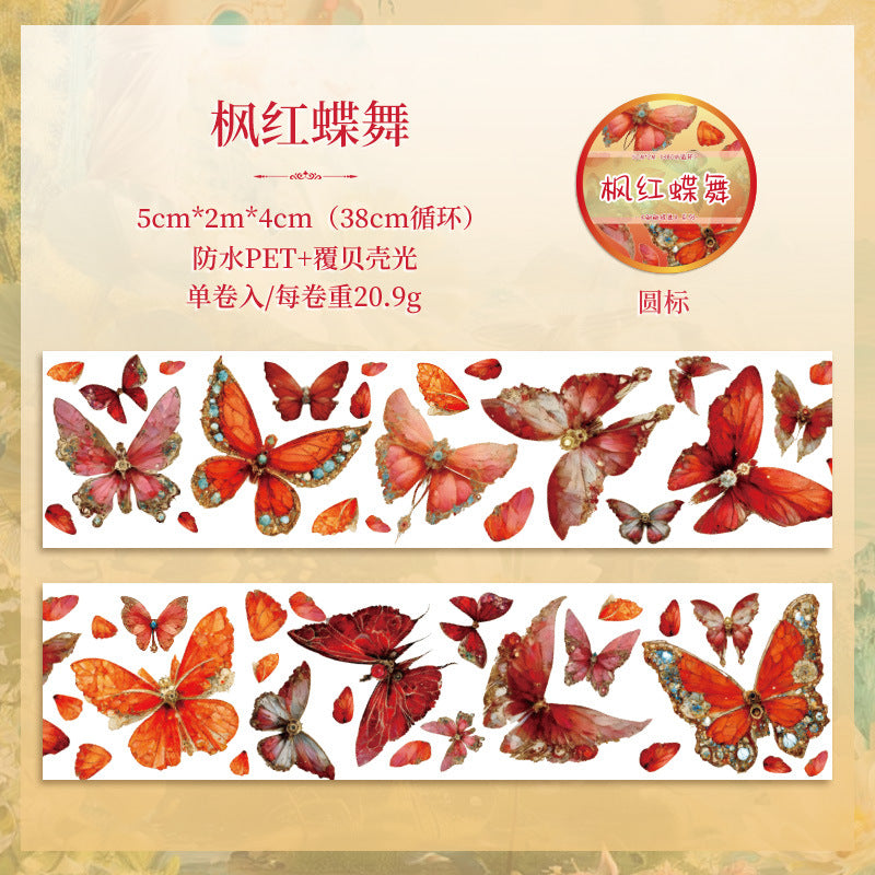 Crystal Magical Butterfly - Sticker Roll