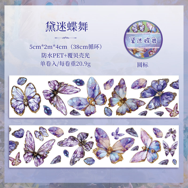 Crystal Magical Butterfly - Sticker Roll