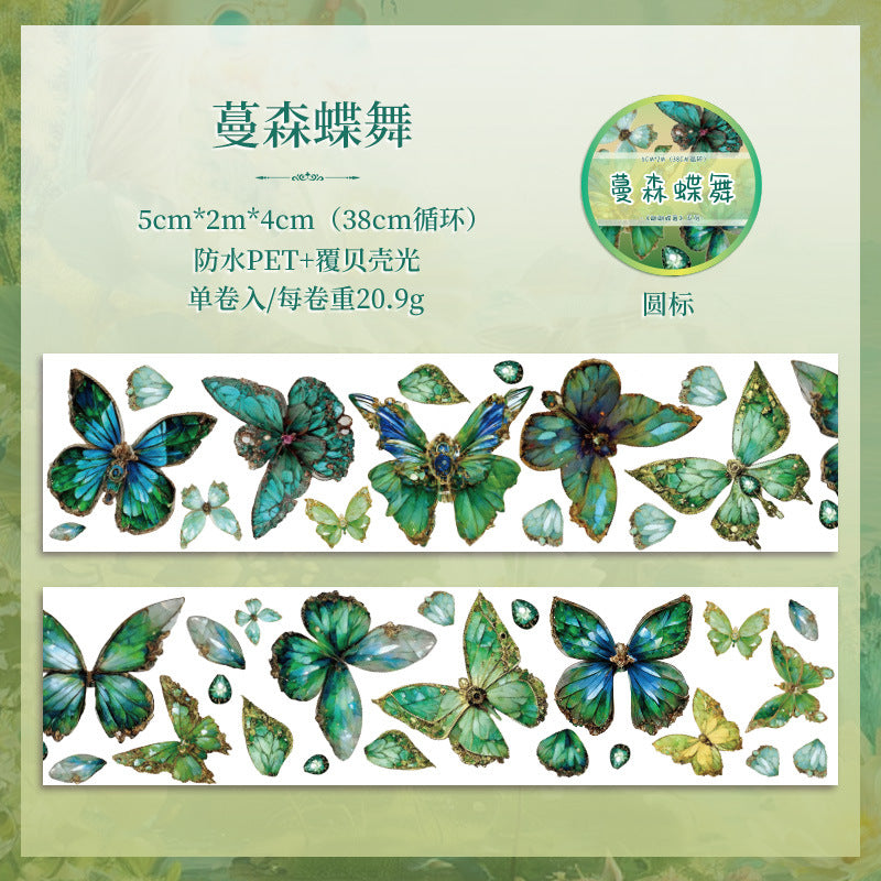 Crystal Magical Butterfly - Sticker Roll