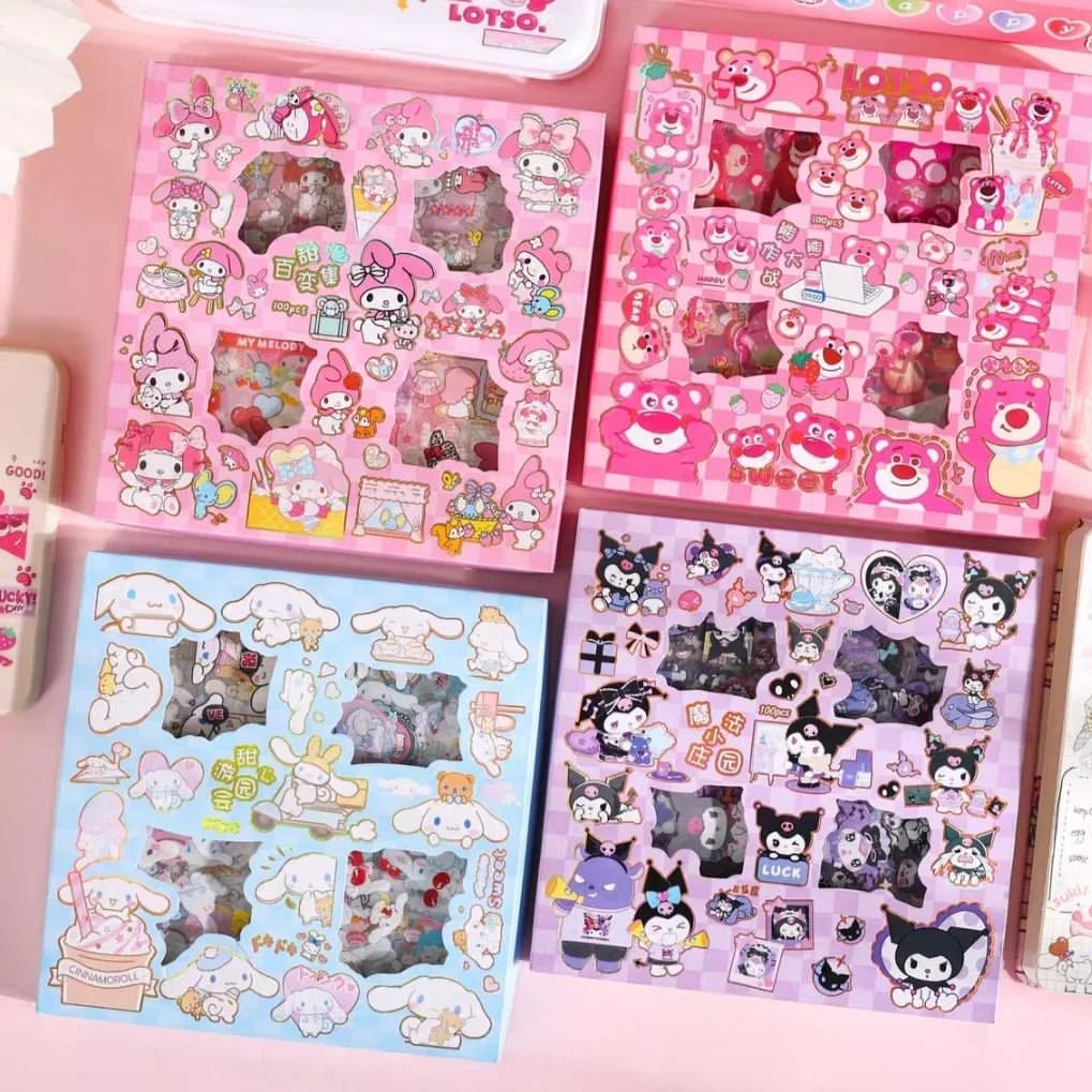 Sanrio Character - Sticker Set Of 100 Sheets