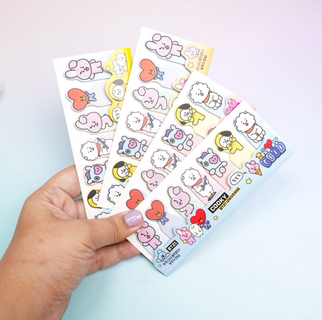 BT21  Universe Memo Pad - Sticky Note Style 1