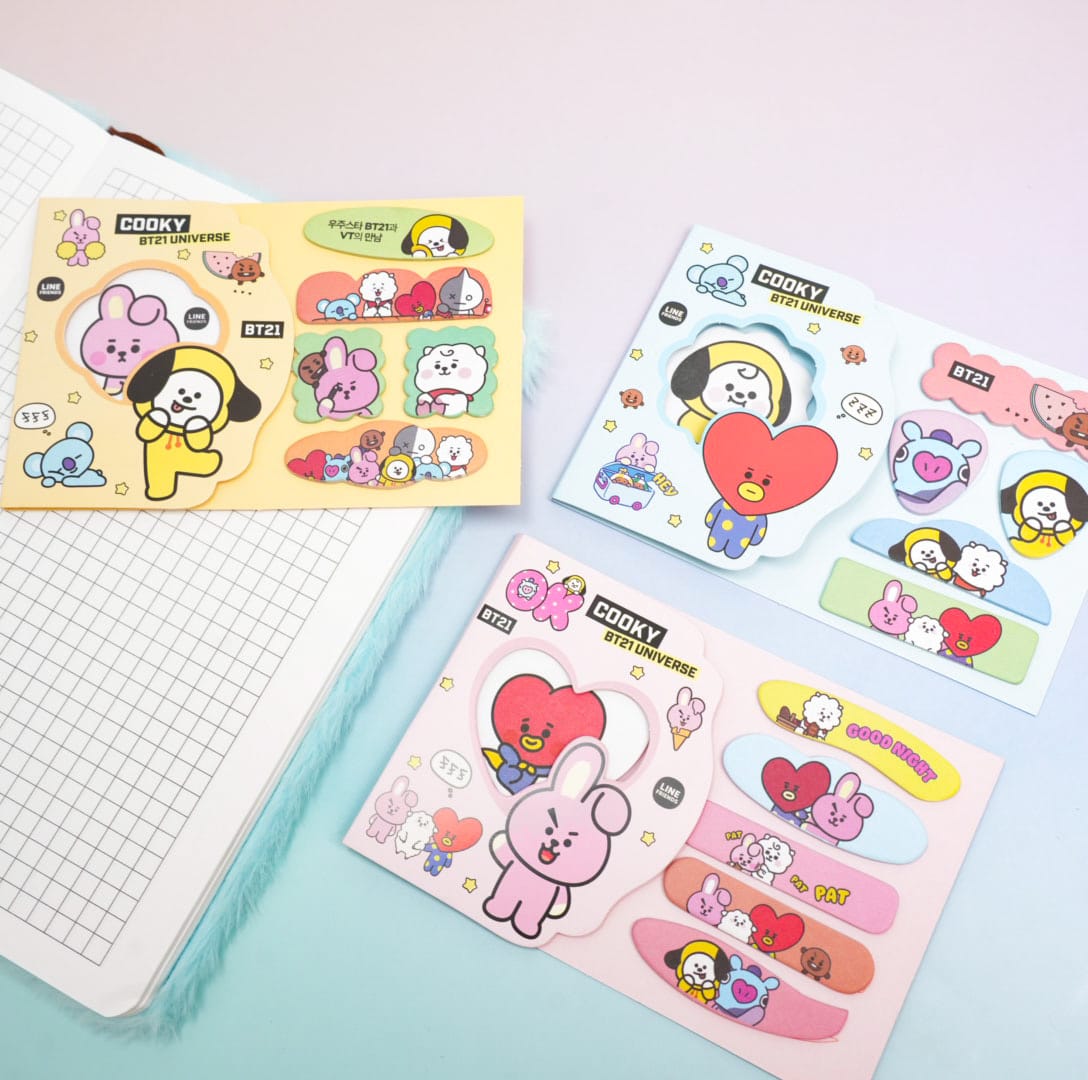 BT21  Universe Memo Pad - Sticky Note Style 2