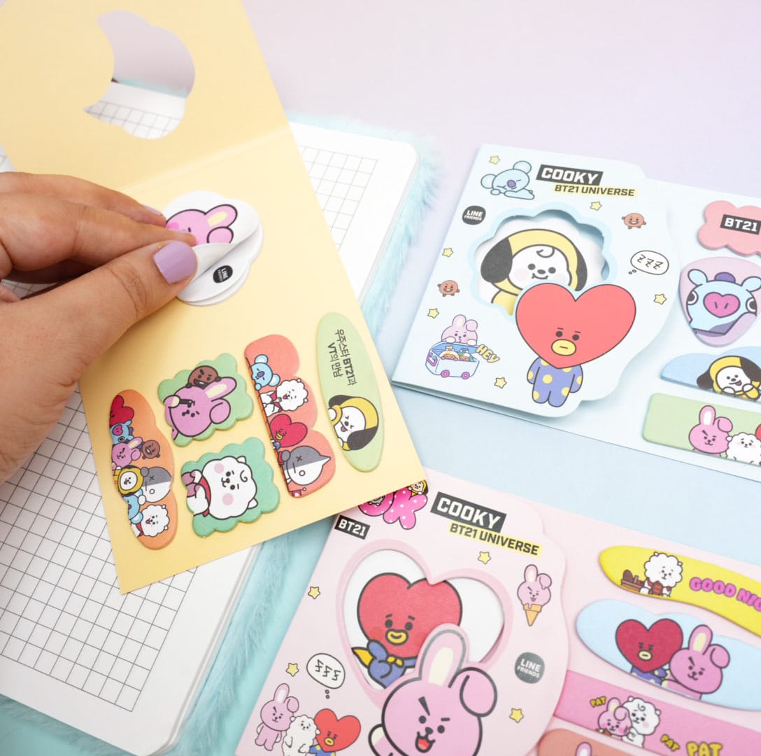 BT21  Universe Memo Pad - Sticky Note Style 2