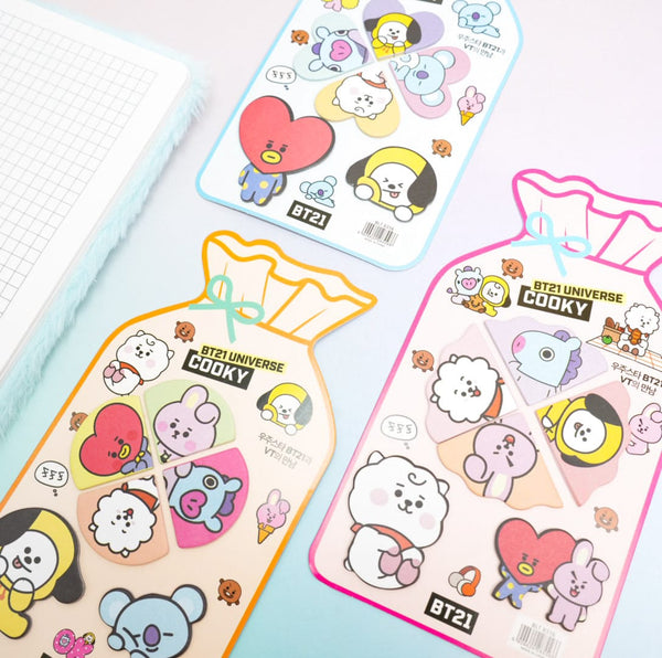 BT21  Universe Memo Pad - Sticky Note Style 4