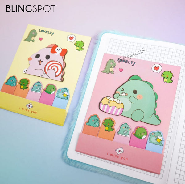 Lovely Dino Memo Pad  - Sticky Note