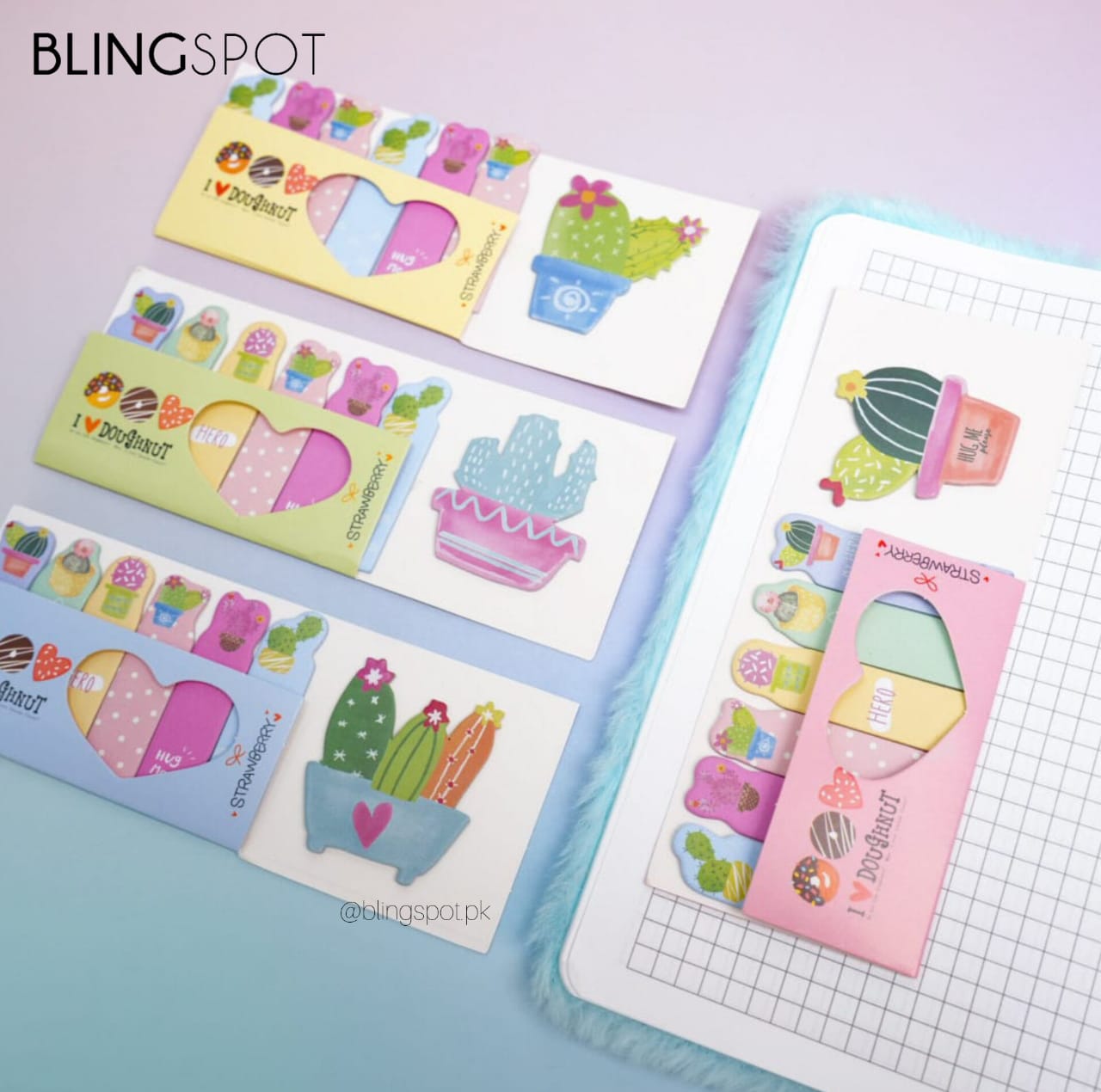 Cactus Memo Pad  - Sticky Note