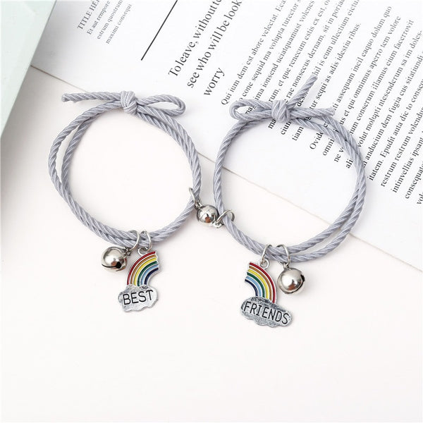 Rainbow Grey ( Best Friend )  - Bracelet Set Of 2