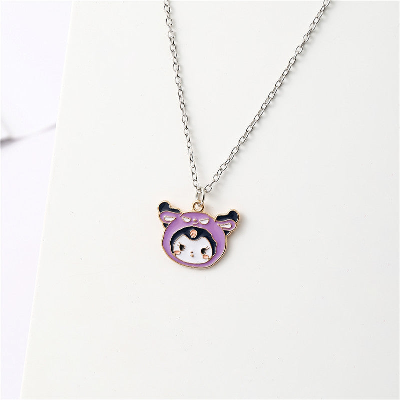 Kuromi Charm - Necklace