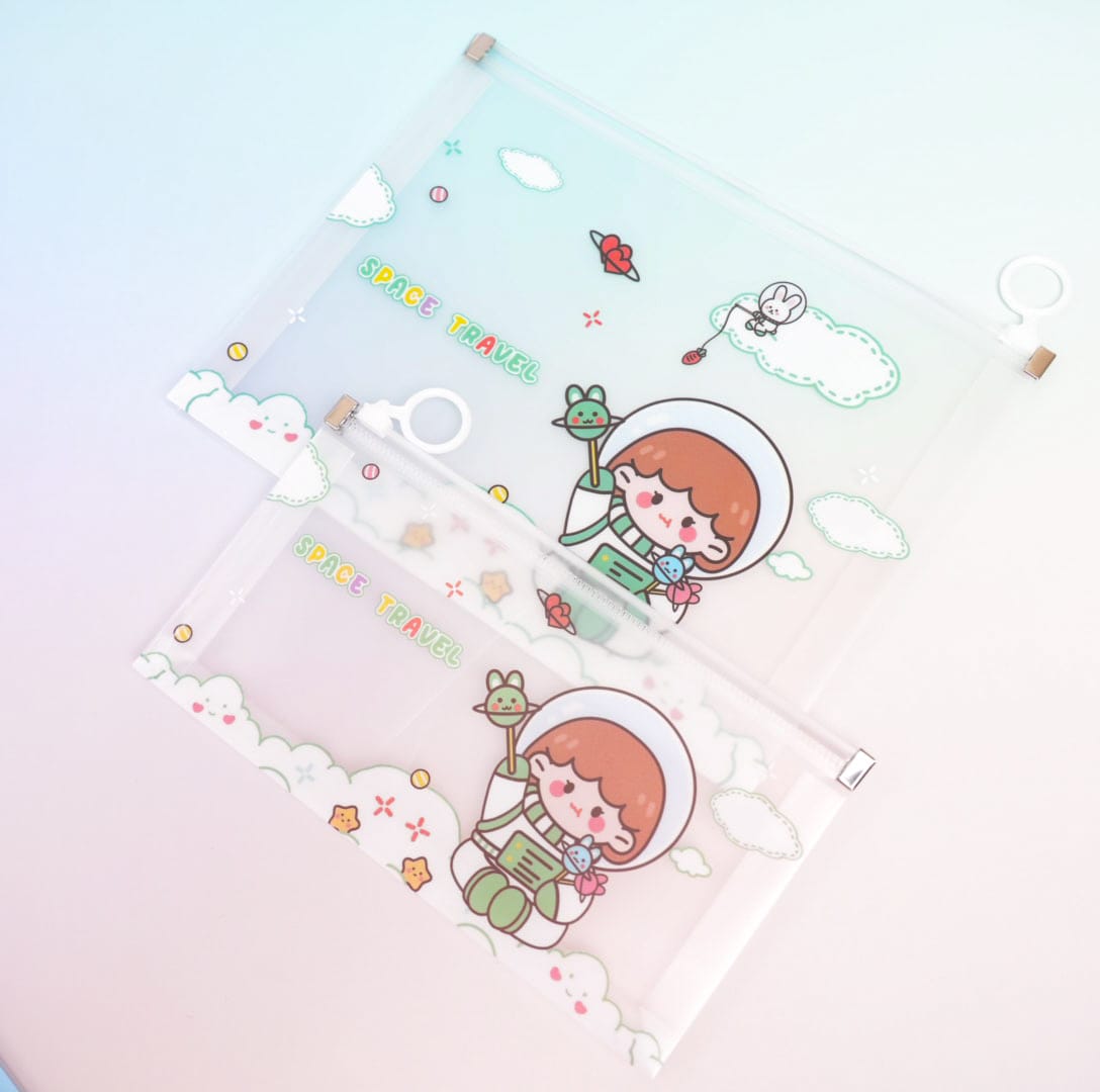 Space Travel - Document Folder Pouch