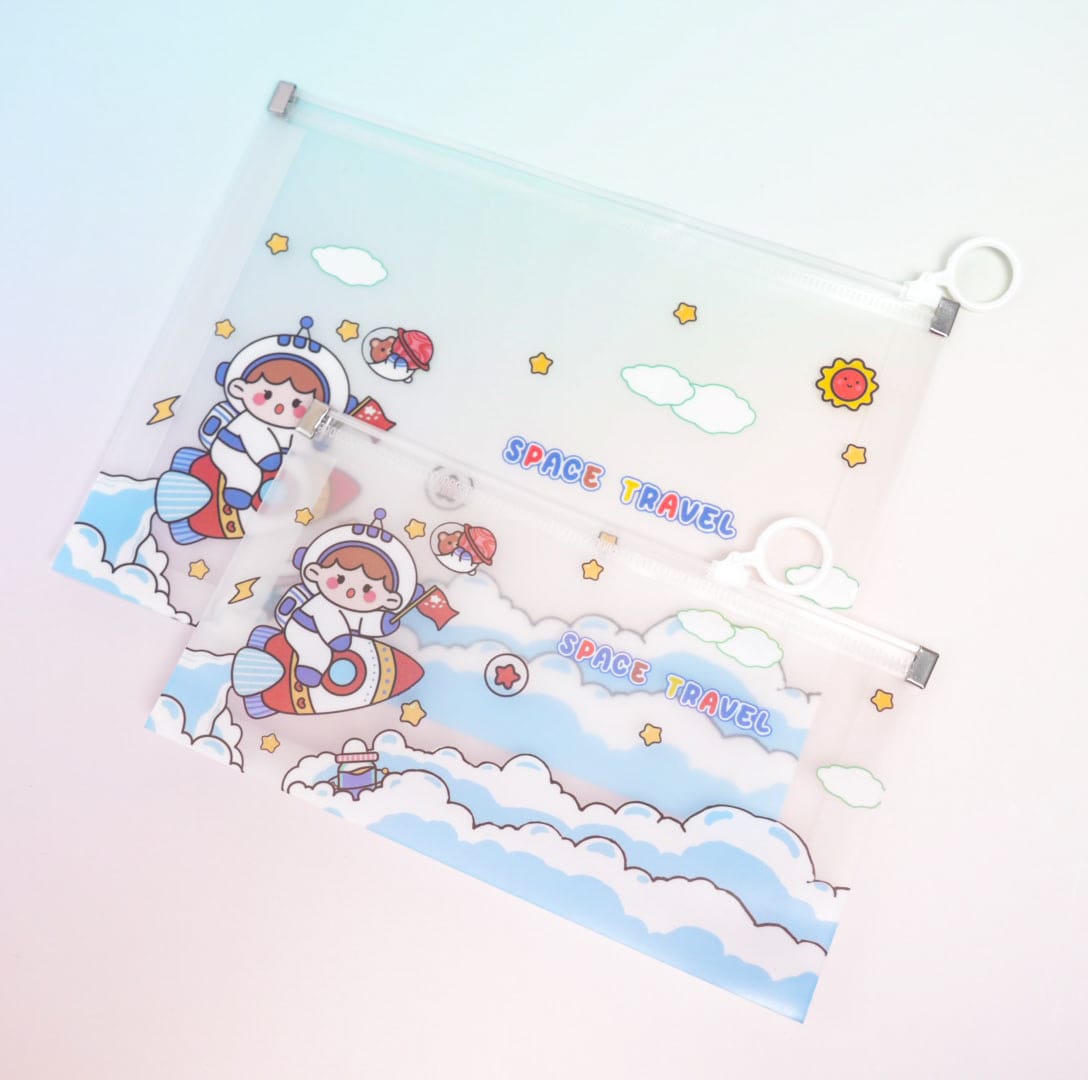 Space Travel - Document Folder Pouch