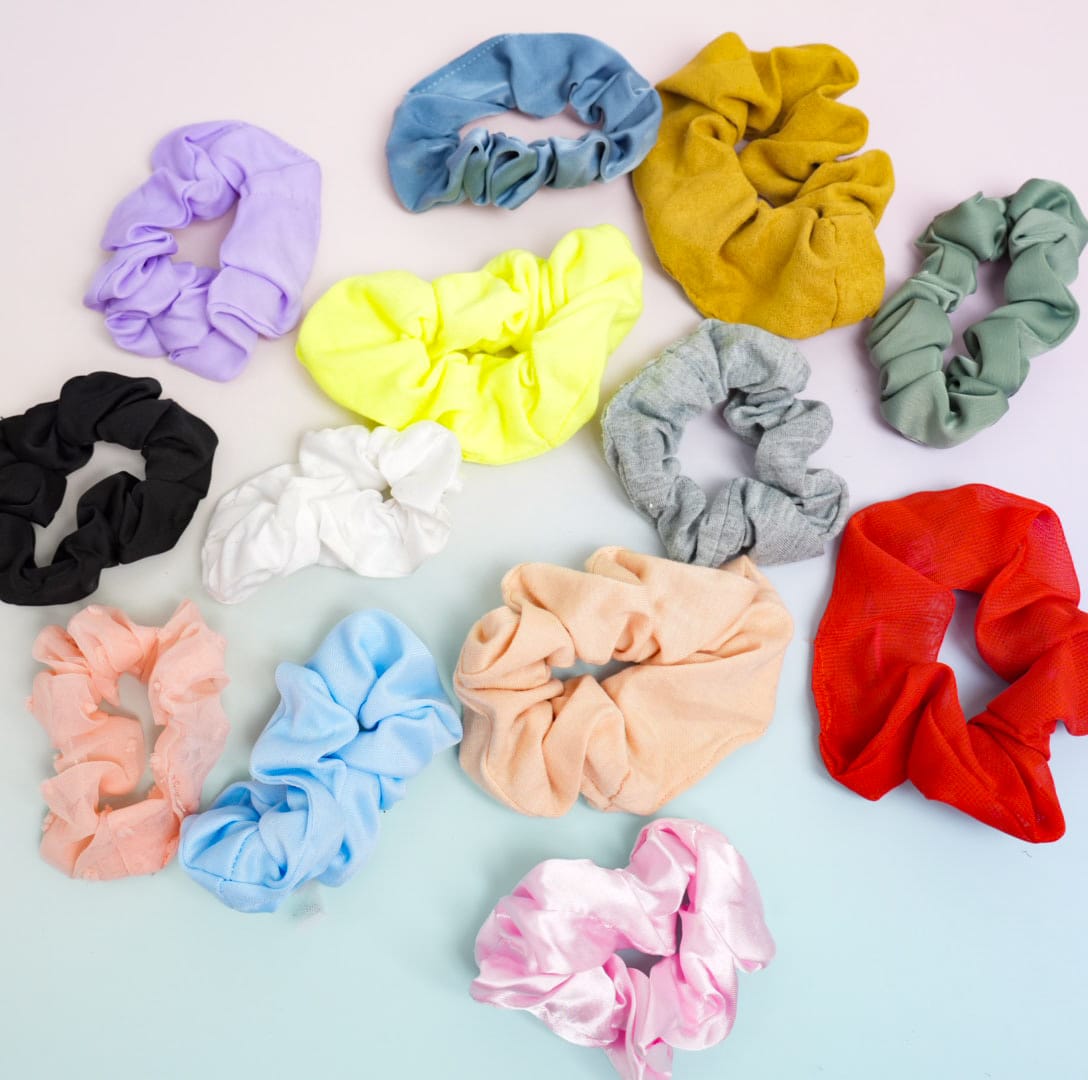 Mixed Silky - Hair Scrunchie Style 2