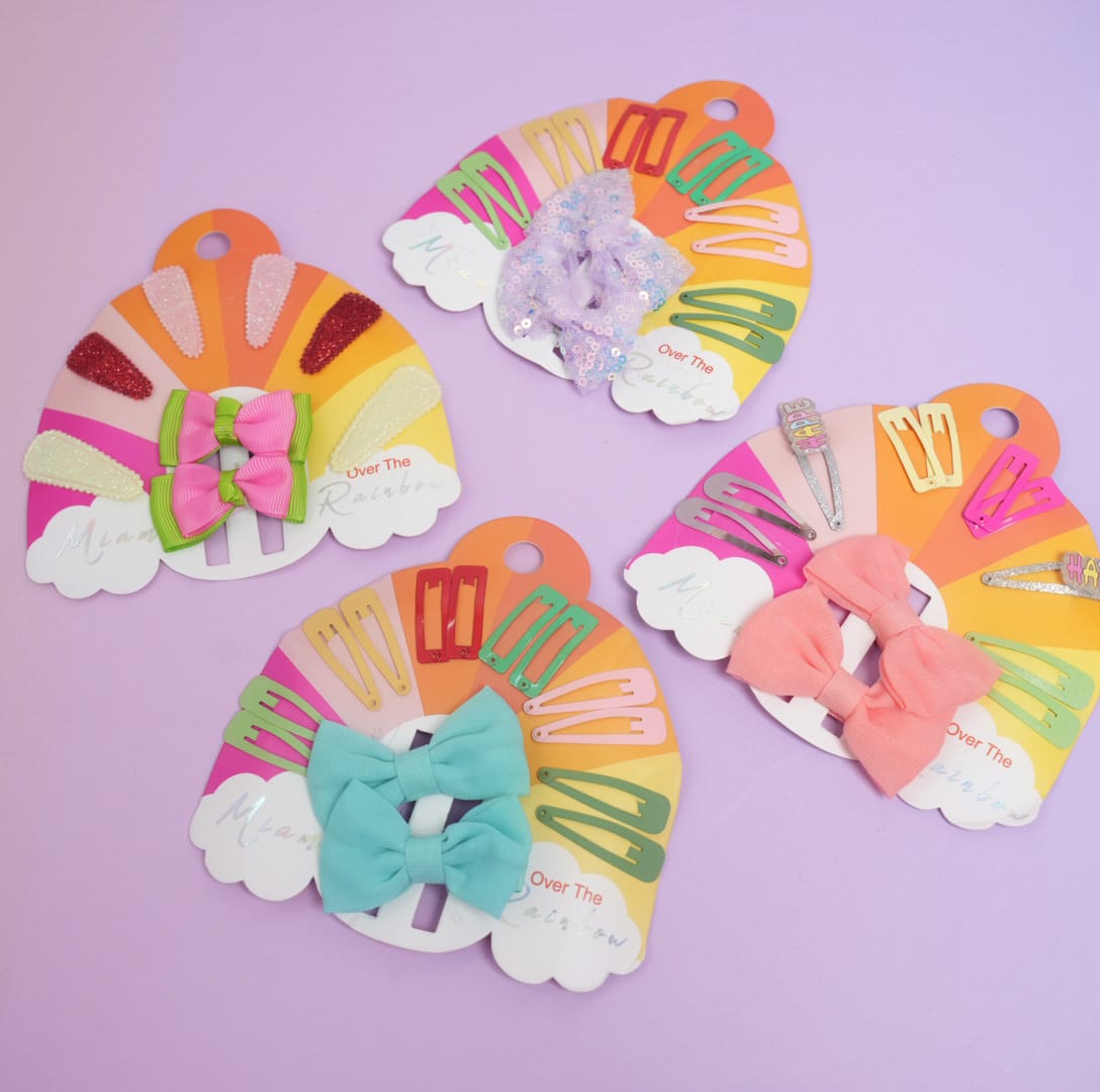 Bow'n Mixed - Hair Clip Set