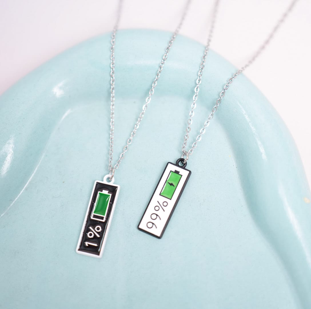 Social Battery- Necklace