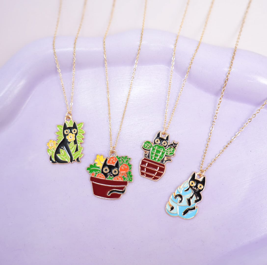 Cats & Plants - Necklace