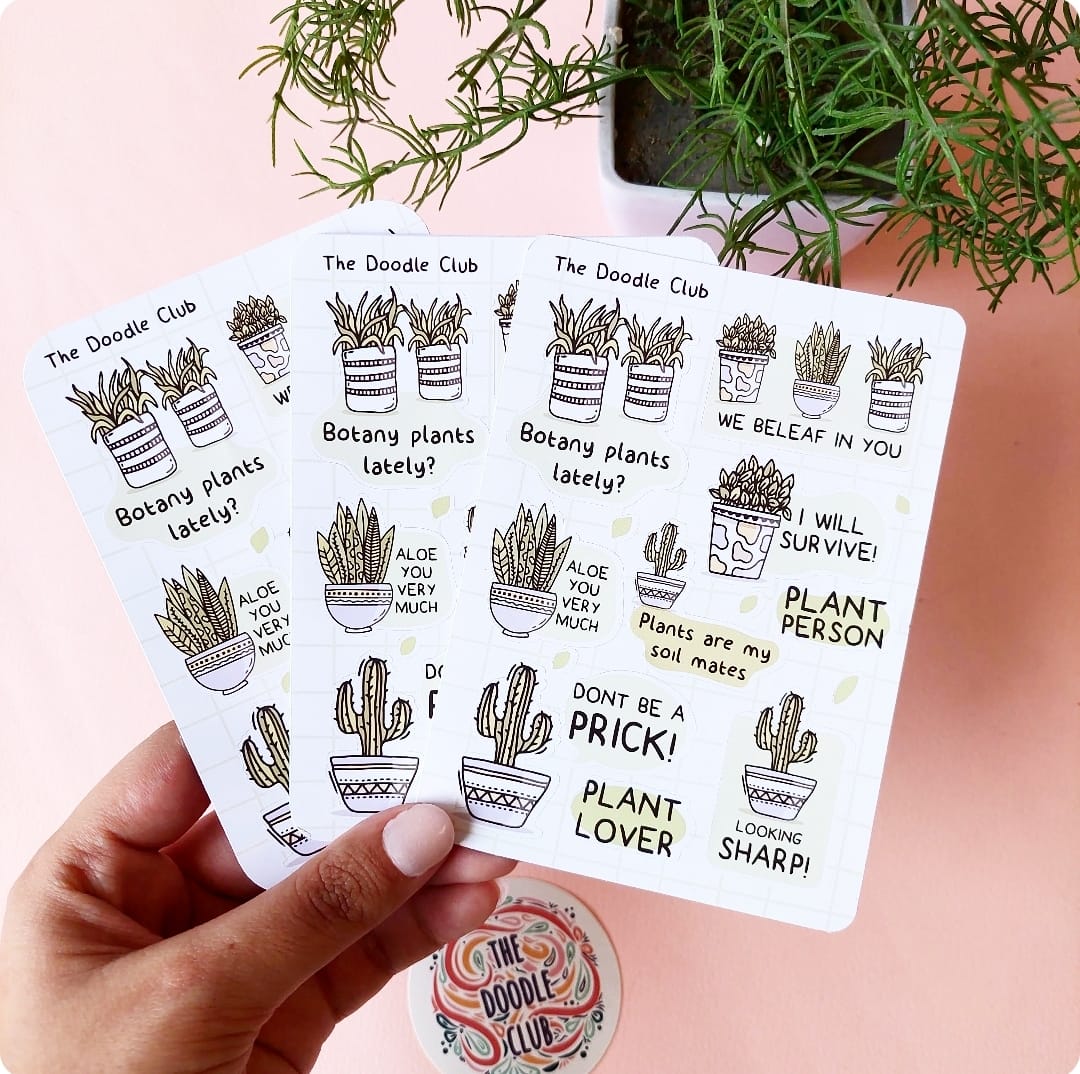 Plant Lover Sticker Sheet -  Sticker