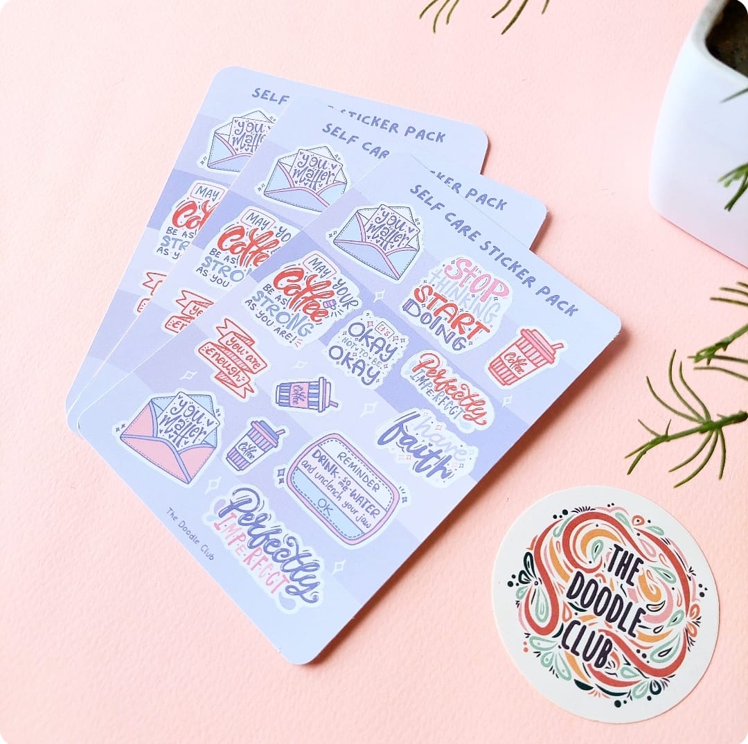 Self Care Sticker Sheet -  Sticker