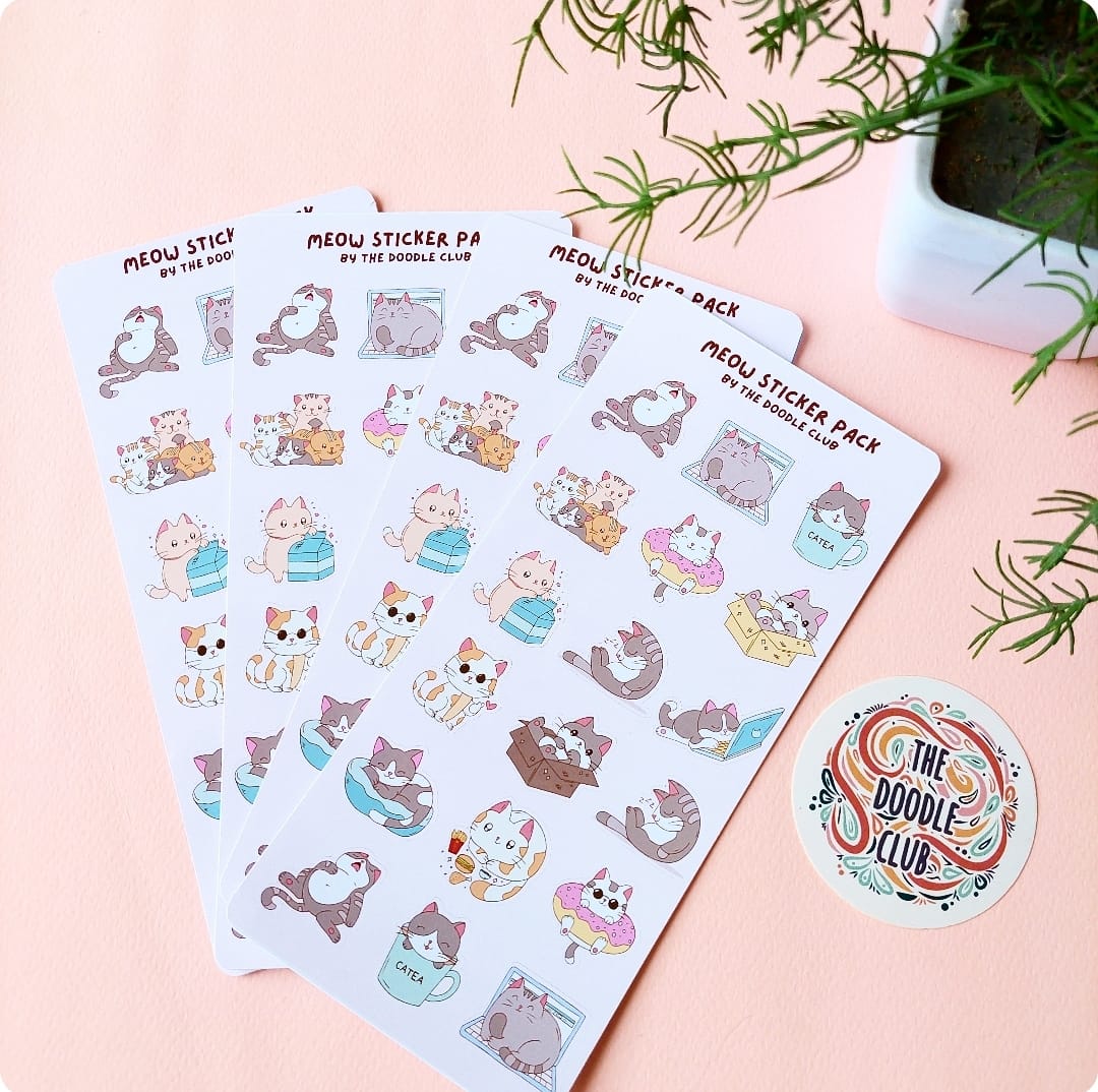 Meow Pack - Sticker Sheet