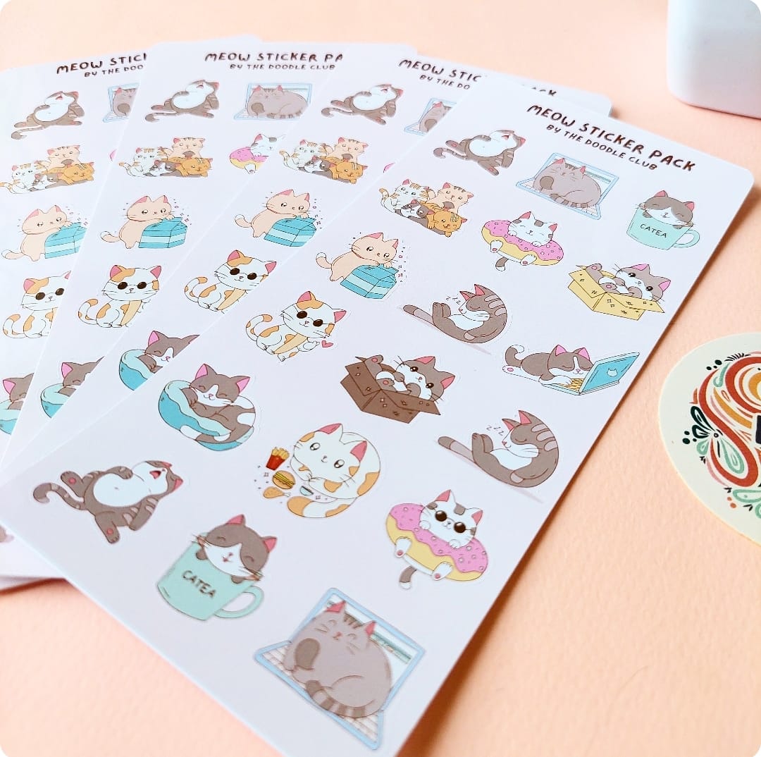 Meow Pack - Sticker Sheet