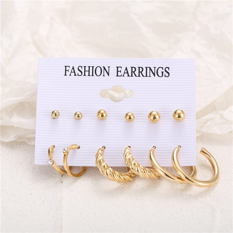 Fancy Hoops Style 45 - Earrings Set