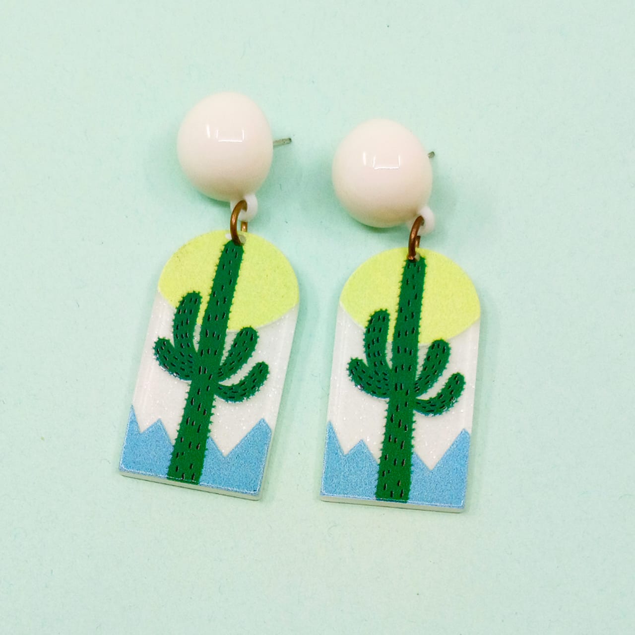 Cactus Earrings - Clearance Sale