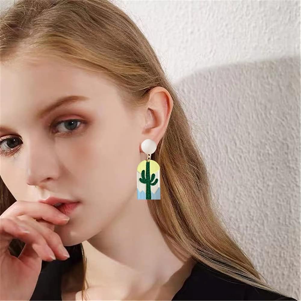 Cactus Earrings - Clearance Sale