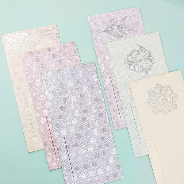 Luxury Pattern Silver Foil - Envelopes