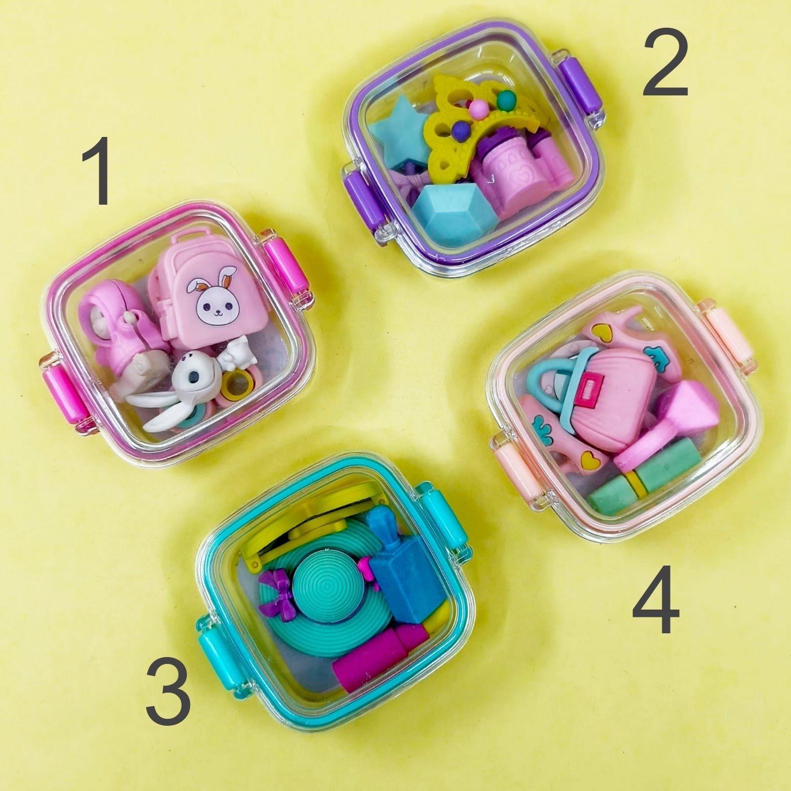 Girl Power - Eraser Set