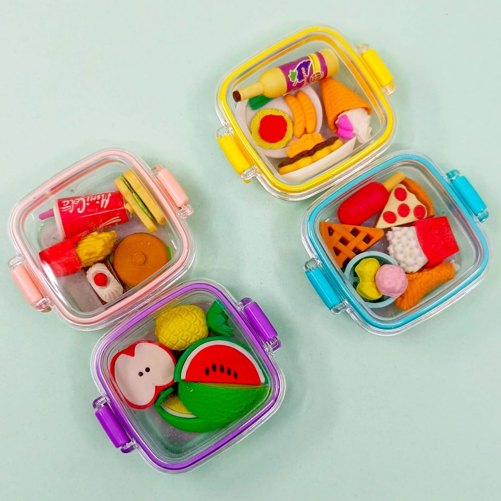 Delicious Food  - Eraser Set