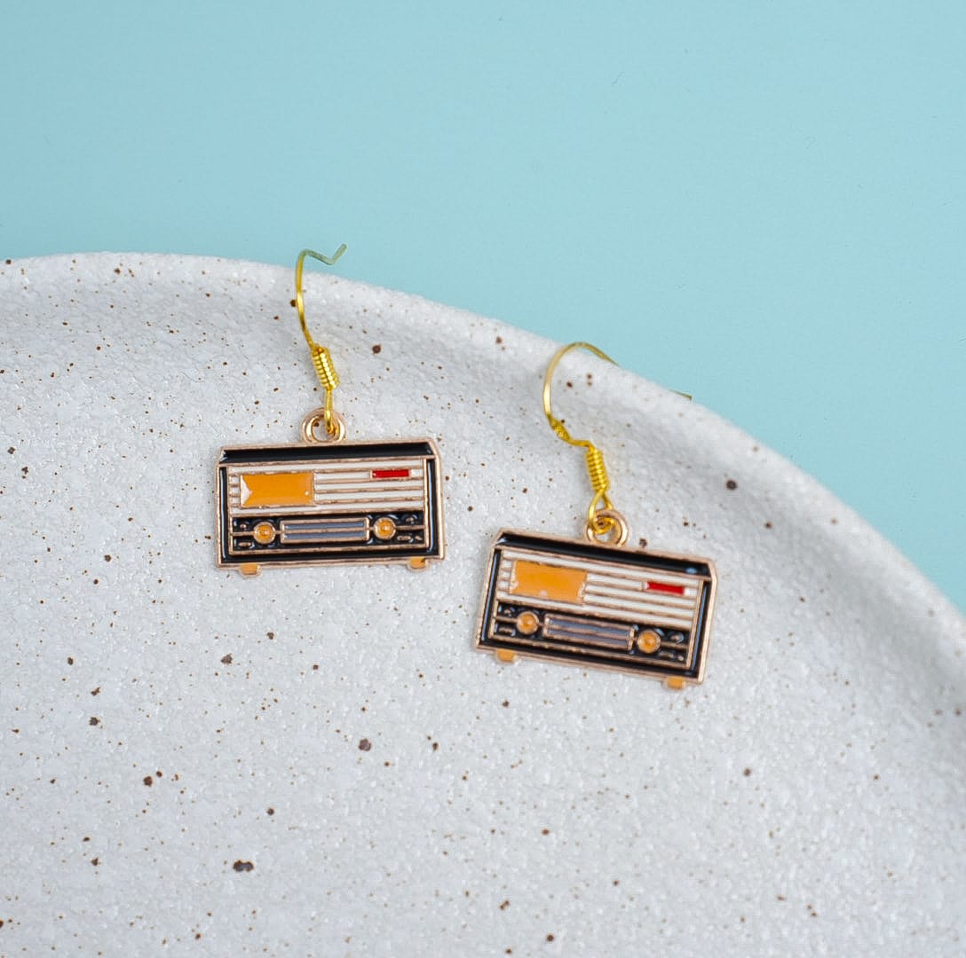 Retro Radio - Earrings