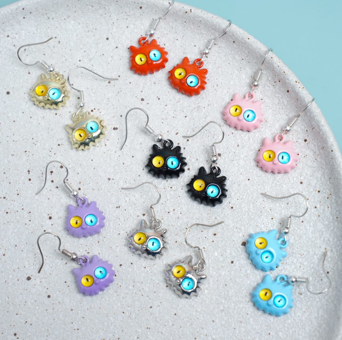 Crazy Cat - Earrings