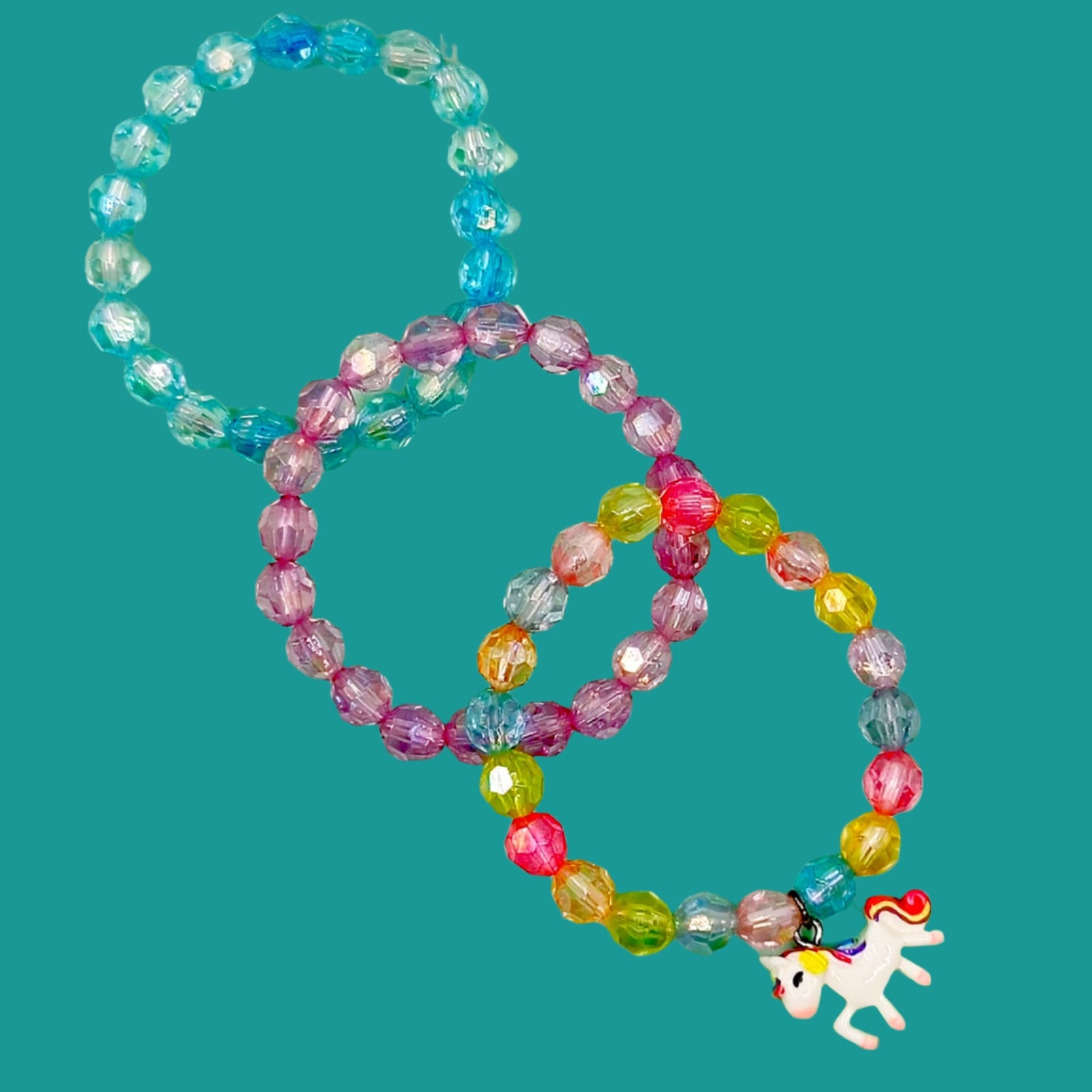 Unicorn Beaded - Bracelet Set Of 3