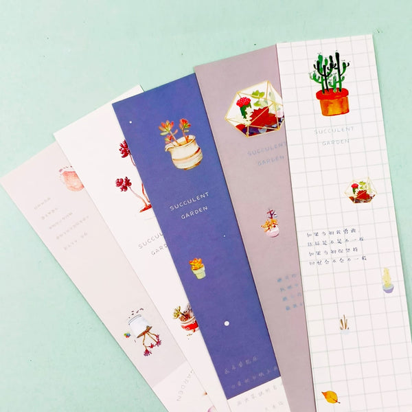 Succulent Garden - Bookmark