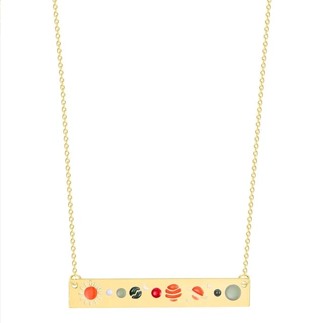 Galaxy Solar Balance Gold - Necklace Clearance Sale