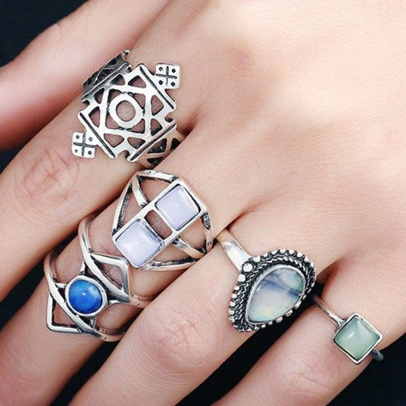 Silver  - Rings Set