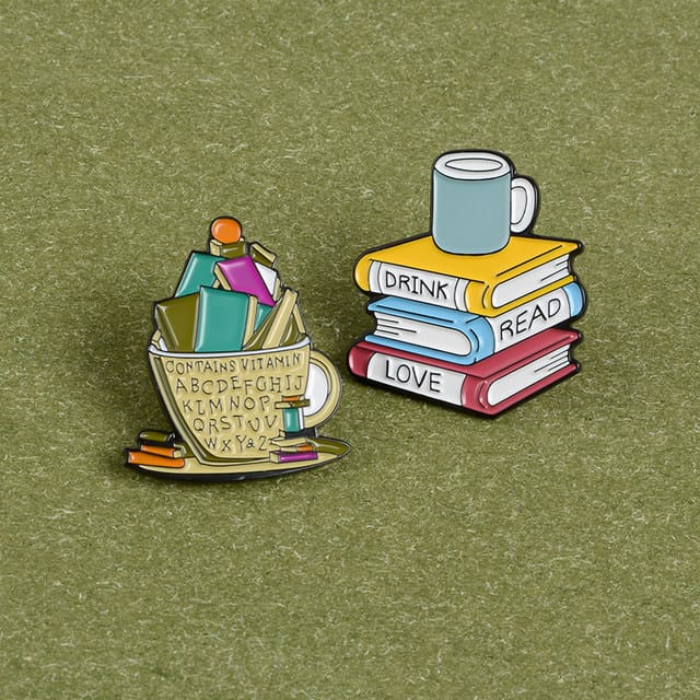 Book Lover  - Enamel Pin