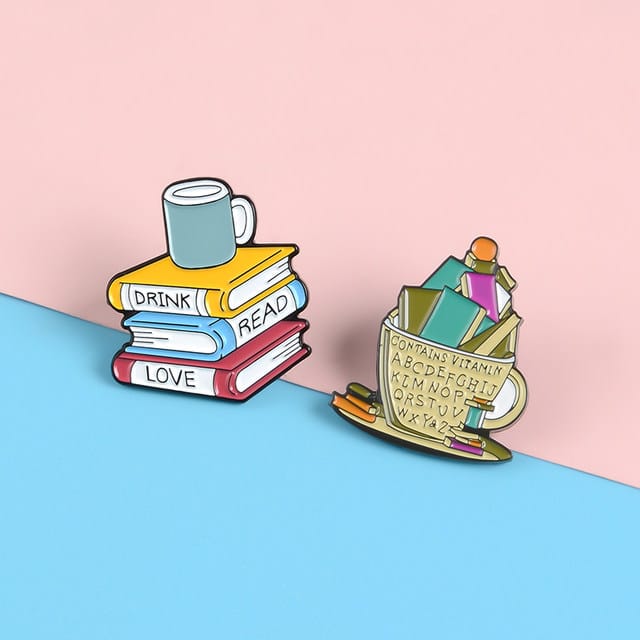 Book Lover  - Enamel Pin